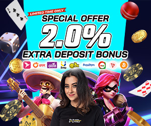 Special Offer 2.0% Extra Deposit Bonus